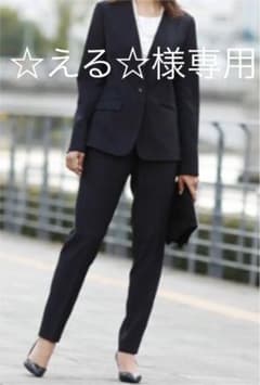 美品レディース　スーツ　11号パンツスーツ　ビジネス　セレモニーのサムネイル