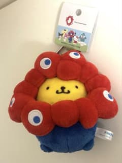 ミャクミャク ポムポムプリン なりきり カラビナ ぬいぐるみ 万博 BC タグ付き ミャクミャク ポムポムプリン なりきり カラビナ ぬいぐるみ