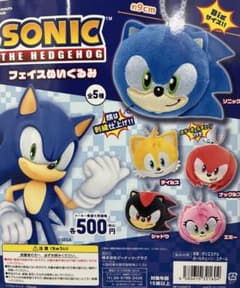 ⭐️希少⭐️ソニック&テイルス　ペールカラー ぬいぐるみ SEGA 1998 タグ付き ソニック テイルス ペールカラー ぬいぐるみ SEGA 1998年