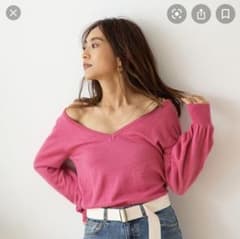 VネックニットBODYスーツ【SeaRoomLynn】のサムネイル
