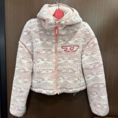 超美品DIESEL 2022年秋冬ランウェイ フリースジャケット ピンク - メルカリ