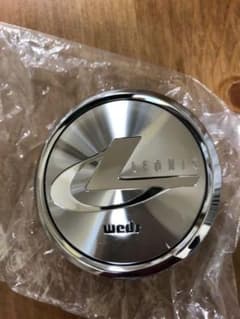 新品未使用　weds LEONIS ホイールセンターキャップ 4枚セット メッキのサムネイル