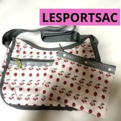 レスポートサック クラシックホーボー 苺×さくらんぼ 日本限定バッグと 
