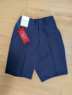 140サイズ 新品 冬 ハーフズボン 小学生 制服 ハーフパンツ ネイビーのサムネイル
