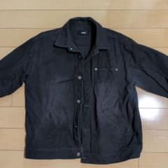 AZUL by MOUSSY 黒 ボタン付きジャケット Mのサムネイル