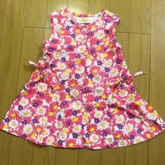 ワンピース 100 花柄 ピンクのサムネイル