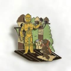 カリフォルニアディズニーピン スターウォーズ C-3PO＆kidsイウォーク カリフォルニアディズニーピン スターウォーズ C-3PO＆kidsイウォーク