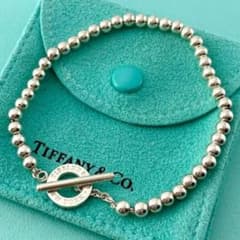 ティファニー 希少 トグル ボールチェーン ブレスレット シルバー