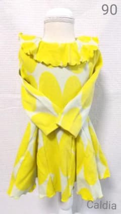 【90size】Caldia ピエロ襟 Aラインワンピースのサムネイル