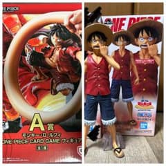 一番くじ B賞 ルフィ 鼻ほじver.、ワンピースカードゲームルフィA賞
