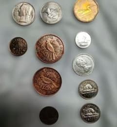 ハ*ル様 外国硬貨セット ニュージーランド カナダ他 収集用のサムネイル
