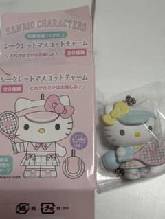 サンリオキャラクターズ シークレットマスコットチャーム ハローキティ　テニスのサムネイル