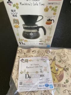 一番くじ ポケモンミミッキュカフェタイムB賞＆D賞のサムネイル