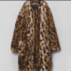 大人気！jeanasis レオパードコート ヒョウ柄コートのサムネイル