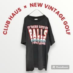 CLUBHAUS × NEW VINTAGE GOLF Tシャツ ヴィンテージ - メルカリ
