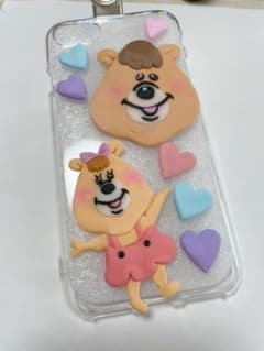 iPhoneケース。クマタン。クマタンの彼女。若槻千夏W♡Cのサムネイル