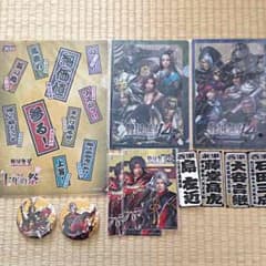 戦国無双4 十年の祭 クリアファイル ポストカード 缶バッジ シール セットのサムネイル