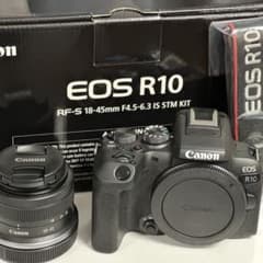 Canon EOS R10 RF-S18-45mm IS STMレンズキット箱付 - メルカリ