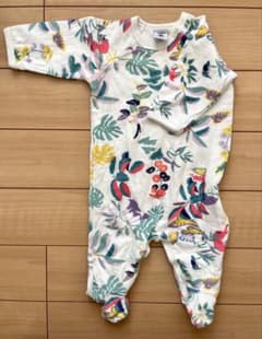 プチバトー 花柄ロンパース 60cmのサムネイル