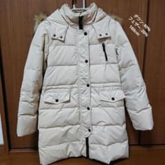 ●最終値下●160co 女の子 ダウンコート   ダウン80%フェザー20%のサムネイル