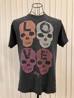 Stussy ステューシー スカルプリントTシャツ ブラック Mのサムネイル