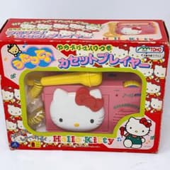 レトロ おもちゃ 昭和 キティー カラオケマイクつきカセットプレイヤー