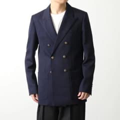 超美品】AMI PARIS ダブルジャケット ネイビー 36 - メルカリ