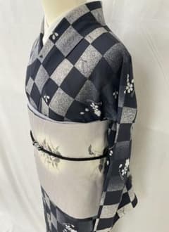 美品】正絹夏物 絽市松小紋 夏名古屋帯セット Mサイズ 夏着物 - メルカリ