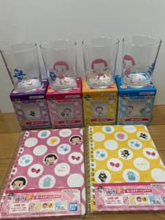 一番くじ　チコちゃんに叱られる　グラス、ノートセットのサムネイル