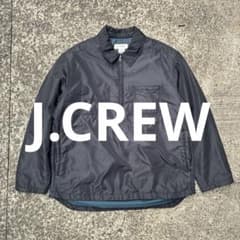 jcrew プルオーバー ハーフジップ ナイロンジャケット　90s 中綿 jcrew プルオーバー ハーフジップ ナイロンジャケット 90s 中綿 - メルカリ