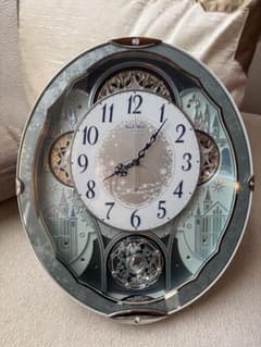 値下げ中(´˘`＊)装飾的なオーバル型掛時計 壁掛け時計 からくり時計 装飾的なオーバル型掛時計 壁掛け時計 からくり時計