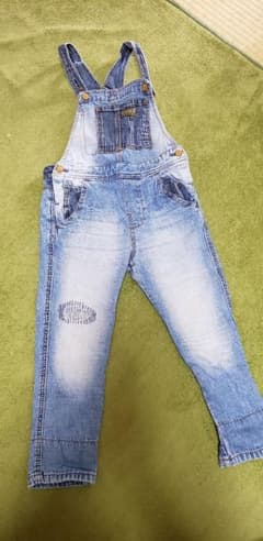 最終値下げ！ZARAbabyサロペット デニム　美品のサムネイル