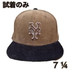 【値下げ】　試着のみ　NEWERA 59fifty コーデュロイキャップのサムネイル