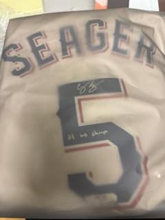 fanatics コーリーシーガー SEAGER サインユニフォーム カード以外 