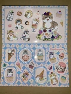 mofusand シールくじ スイーツにゃんのサムネイル