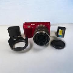 SONY NEX-F3 レッド ミラーレス一眼 SONY NEX-F3 レッド ミラーレス一眼 - メルカリ