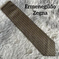 Ermenegildo Zegna メンズ ネクタイ ネイビー ゴールド 総柄 - メルカリ