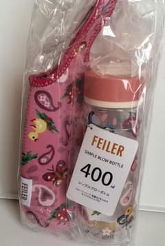 新品 FEILER フェイラー ブローボトル　ポーチ　ハイジ ペイズリー　ピンクのサムネイル
