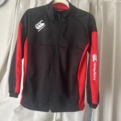 Canterbury ウォームアップウェア 黒/赤　ビッグサイズ　美品 150】No②Canterbury ウォームアップジャケット ブラック/レッド