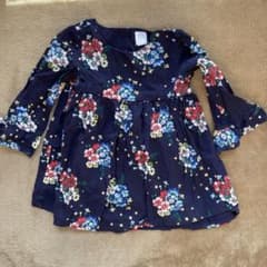 ベビーギャップ  花柄ワンピース　80のサムネイル