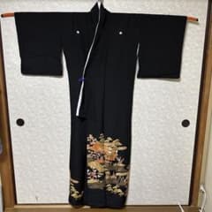 豪華　裾模様　松竹梅　紋付き　着物　3070のサムネイル