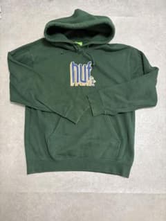 HUF パーカー グリーン Mサイズのサムネイル
