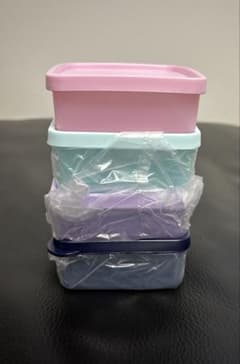 未使用 Tupperware タッパーウェア ミニケース 4個セット おまけ付