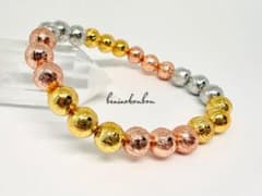 1点物】宇宙からの贈り物 アルタイ隕石（メテオライト）8㍉MIXカラー金