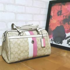 COACH　コーチ シグネチャー  バック　ミニボストンのサムネイル