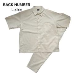 最終値下げ BACK NUMBER 半袖シャツ+パンツ セットアップ L 美品のサムネイル