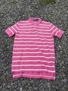 希少ピンクボーダー！Polo by Ralph Lauren ポロシャツのサムネイル