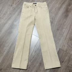 新品未使用！BURBERRY LONDOINブーツカットパンツ ベージュSのサムネイル