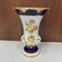 meissen マイセン Bフォーム グランツゴールド 花瓶 花器 高級ライン meissen マイセン Bフォーム グランツゴールド 花瓶 花器 高級ライン