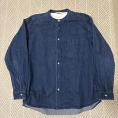 URBAN RESEARCH DOORS デニムシャツ バンドカラーのサムネイル